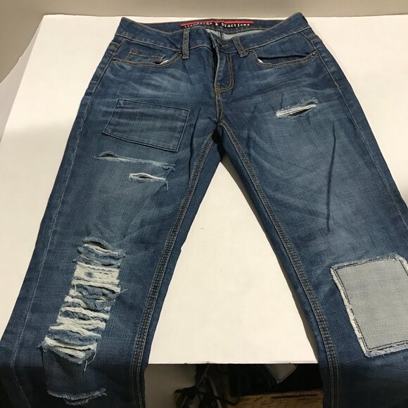 Women's Standards & Practices Distressed Jeans Size 26 - Picture 1 of 7